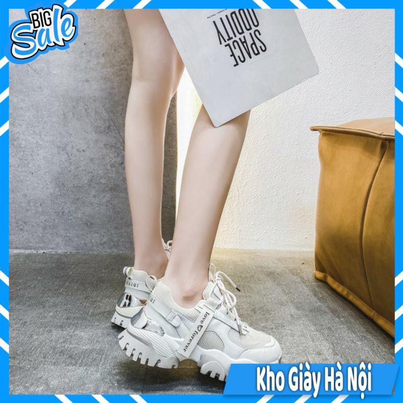 Giày thể thao/Sneakers Nữ độn đế gót nạm viền mới thu đông 2020_hàng về