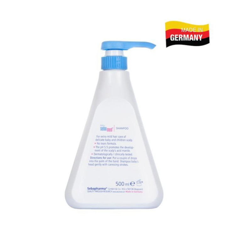 [CHÍNH HÃNG] DầuSebamed Gội Không Cay Mắt Trẻ Em Children's Shampoo pH5.5 (500ml)
