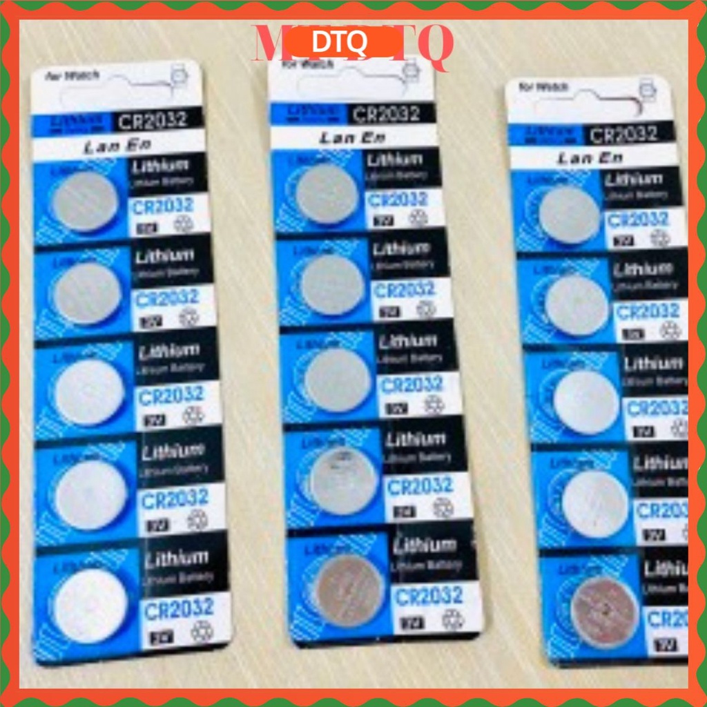Vỉ 5 pin Cemos CR2032 dùng cho máy bàn, máy tính casio, laptop [shop phukienmaytinhdtq]