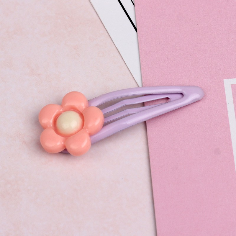 Kẹp tóc màu kẹo ngọt phong cách xinh xắn