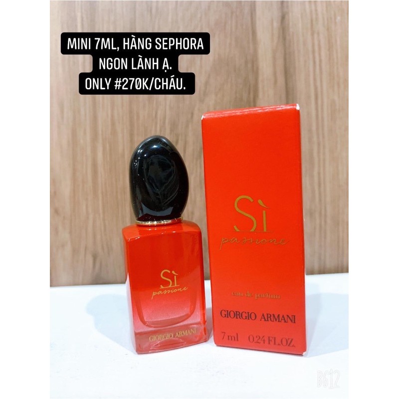 Nước hoa Sì đỏ mini 7ml