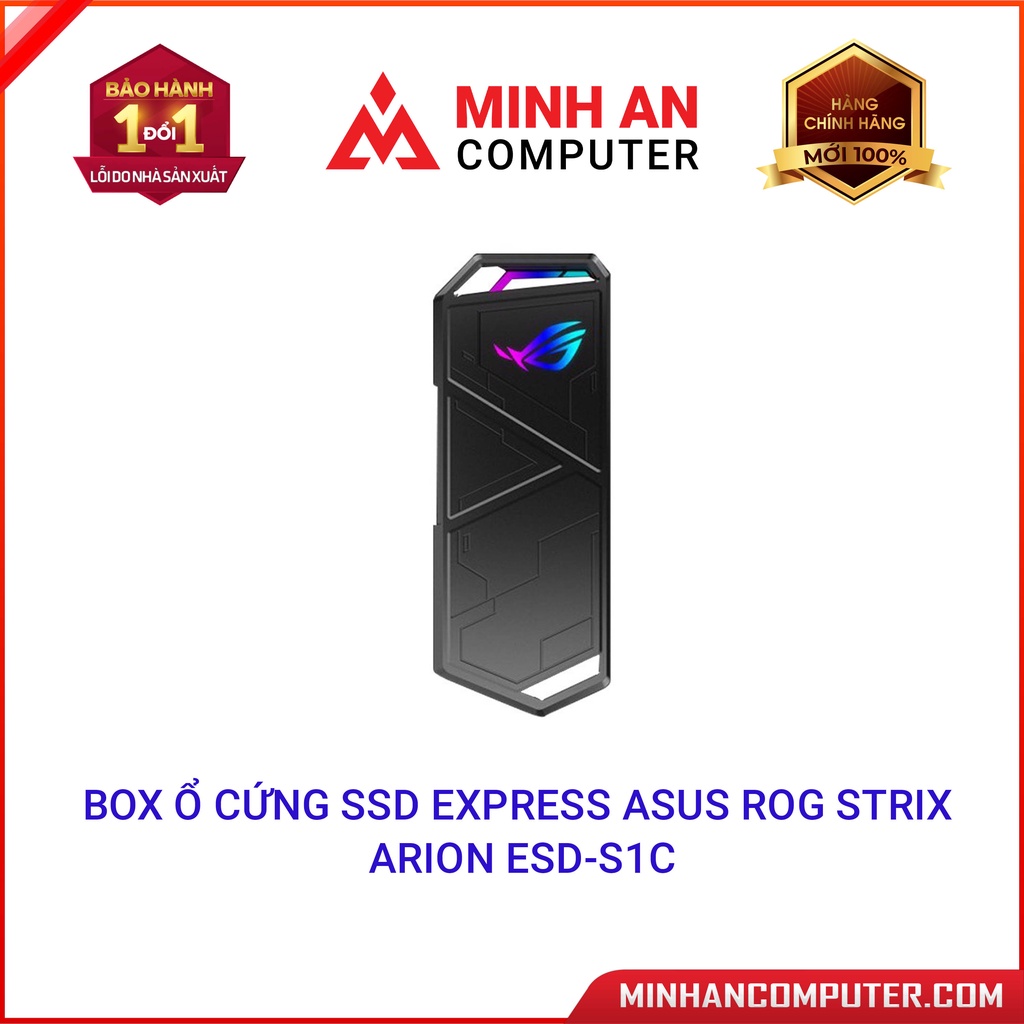 Box ổ cứng SSD Express Asus ROG STRIX ARION ESD-S1C - Bản Full &amp; Lite