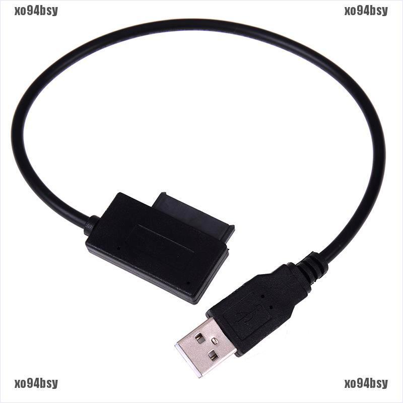 [xo94bsy]Usb to 7+6 13pin slim sata/ide cd dvd rom optical drive cable adapter
