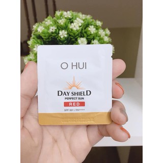COMBO 10 GÓI KEM CHỐNG NẮNG OHUI RED CHO DA NHẠY CẢM