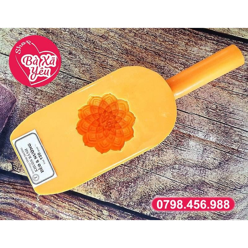 KHUÔN BÁNH TRUNG THU GÕ 150G - KIỂU SEN TẦNG TRUYỀN THỐNG - BX2215