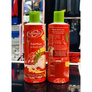 Sữa tắm Lifebuoy trà phúc và muối lộc 200ml