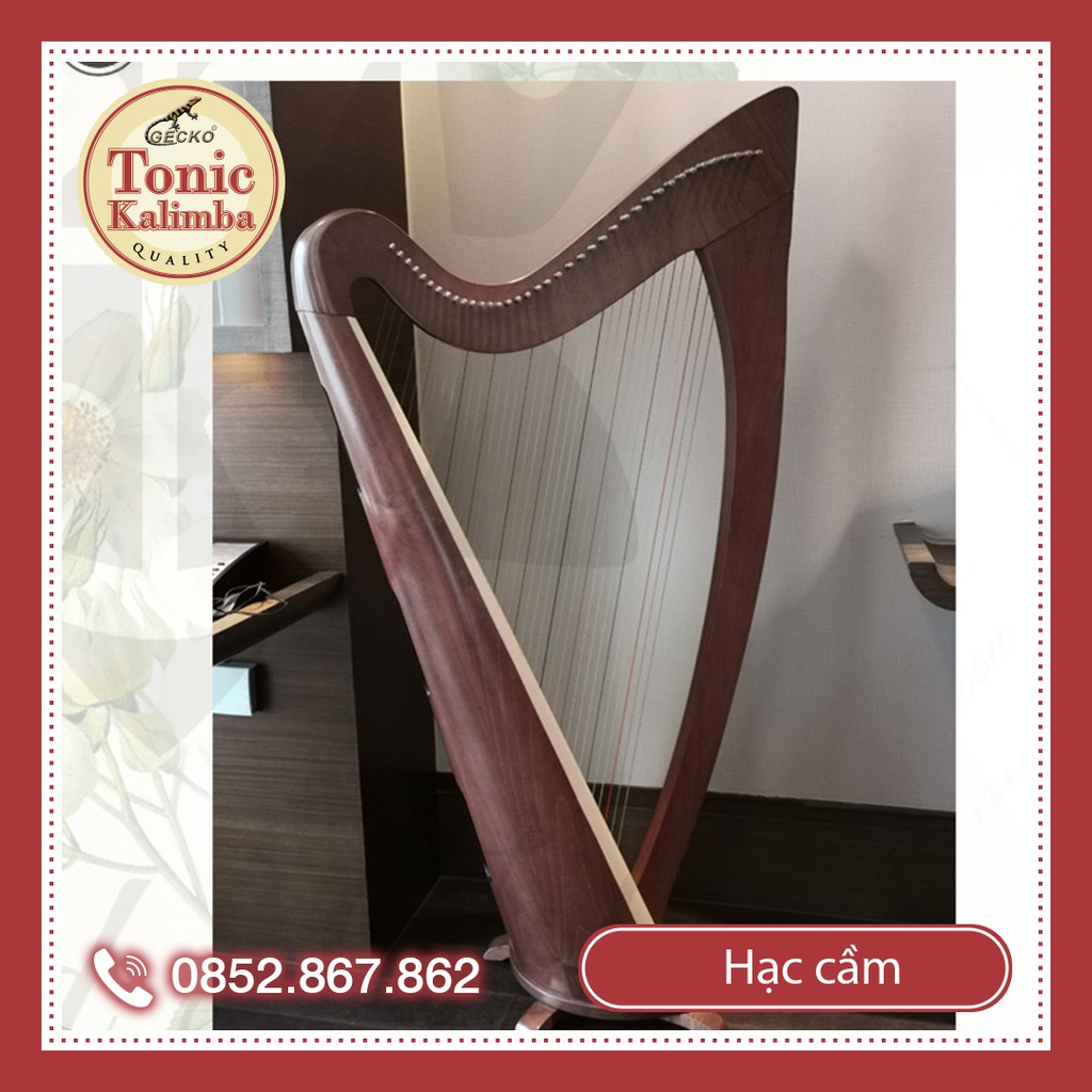 Đàn Lyre Harp đàn hạc thủ công Tặng phụ kiện giáo trình bảo hành thân đàn 10 năm tặng đàn kalimba 17 phím KATENE-W01030