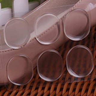 Bộ 6 miếng dán tròn silicon cho giày chật (dán trong giày và mũi giày)