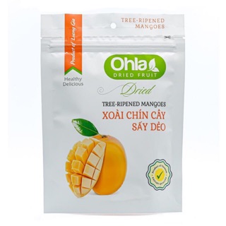 Xoài Ohla chín cây sấy dẻo túi zip 100g