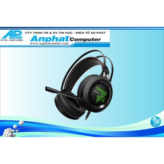 Tai nghe cao cấp Zidli ZH6 LED giả lập 7.1 (đen) - Hàng Chính Hãng - Bảo hành 12 tháng