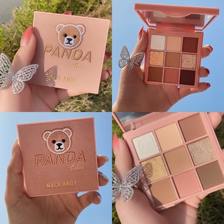 [Hàng mới về] Bảng Phấn Mắt Mack Andy Tông Lì Ánh Ngọc Trai 9 Màu Cho Người Mới Bắt Đầu  Nội Địa Trung
