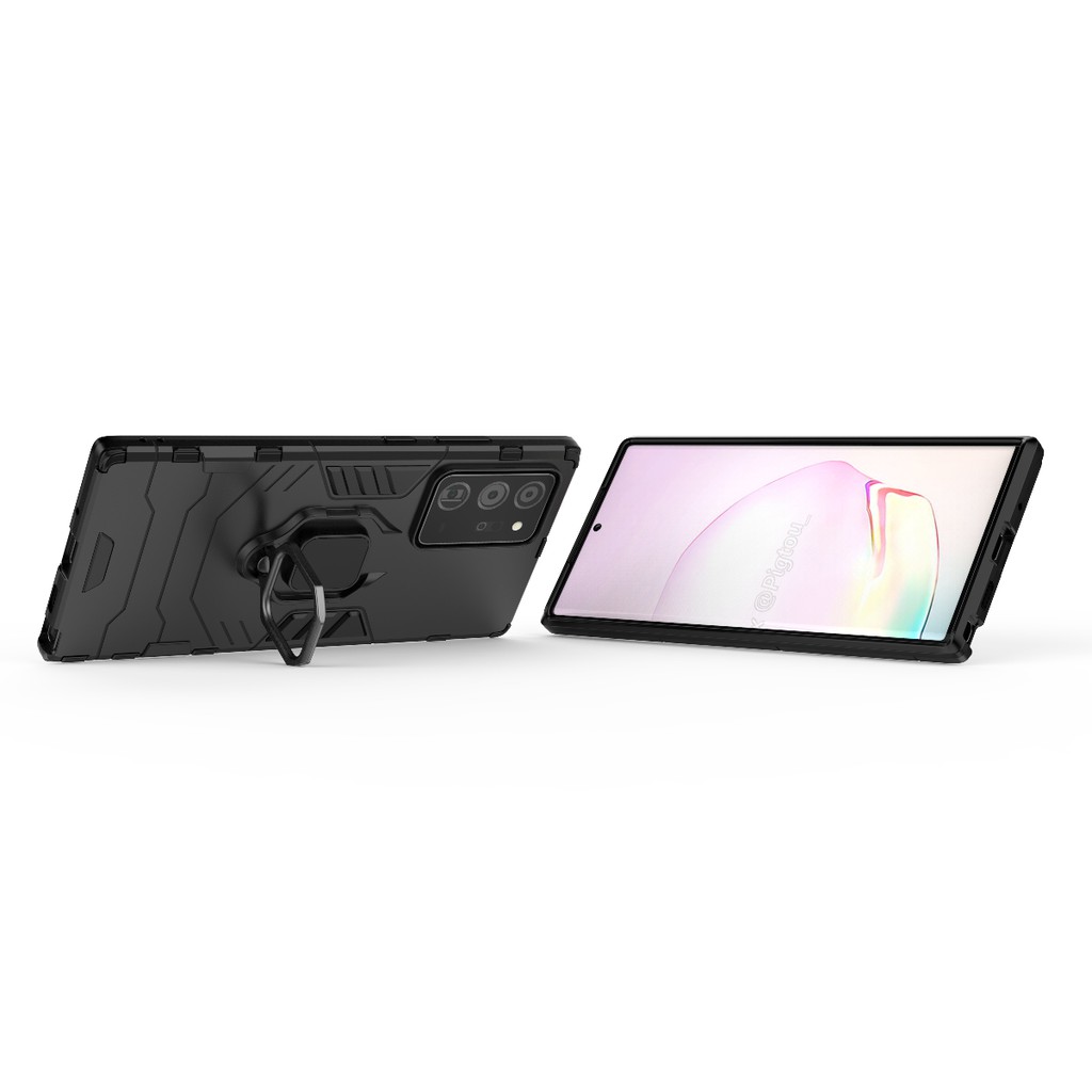 Ốp lưng Samsung Note 20 Ultra Iron Man Iring chống sốc cao cấp giá đỡ xem phim