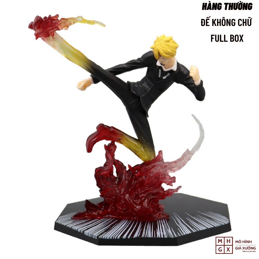 Mô hình Sanji hắc cước 16cm đế có chữ cao cấp, figure mô hình anime one piece vua hải tặc decor trang trí cực đẹp