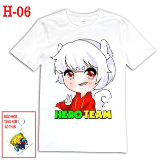 Áo Thun Hero Team (tặng kèm móc khóa)