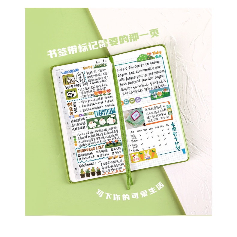 Sổ Tay Ghi Chú Agenda Socola Agenda Kinbor Kawaii Dùng Lên Kế Hoạch Hàng Tuần