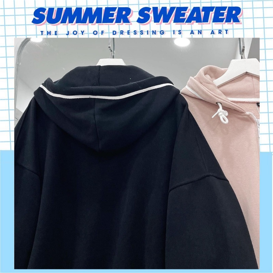  Áo hoodie in hình POWER unisex, chất nỉ dày dặn trẻ trung dành cho nam nữ SUMMER SWEATER