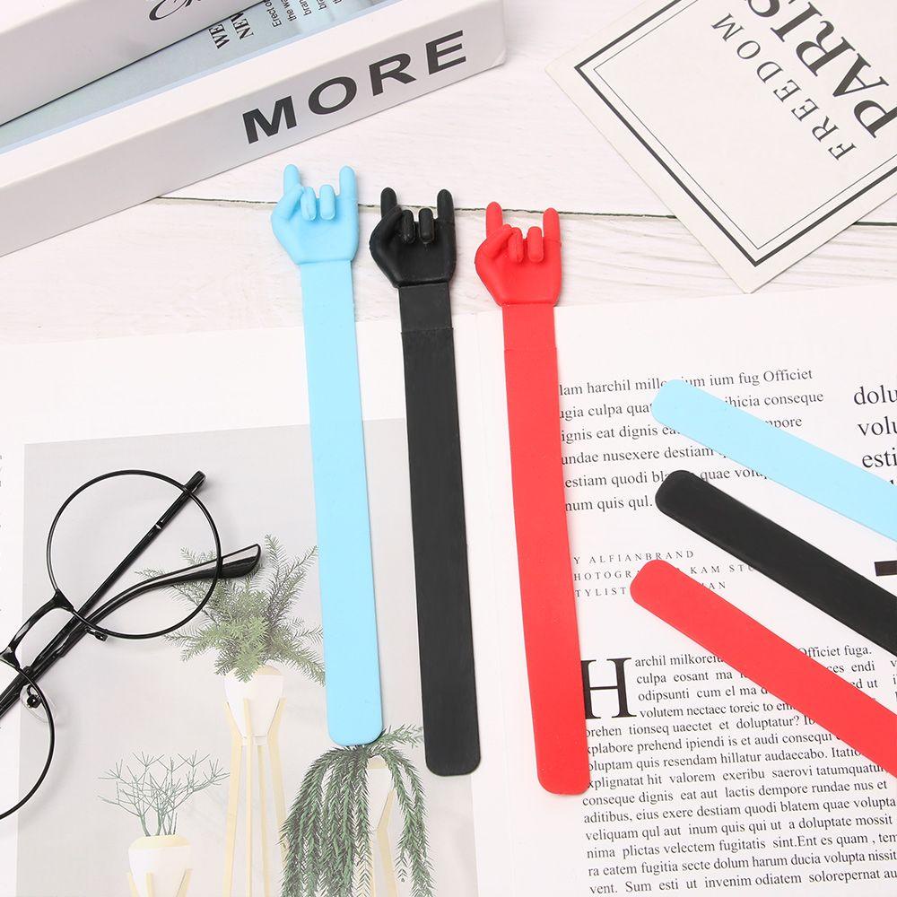 Jane Bookmark Sáng Tạo Cung Cấp Silicone Hình Ngón Tay Sáng Tạo Cho Văn Phòng