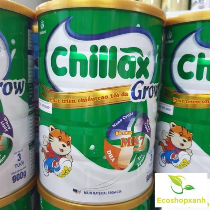 Combo 3 lon Sữa Chillax Grow MK7 900g Date 2023