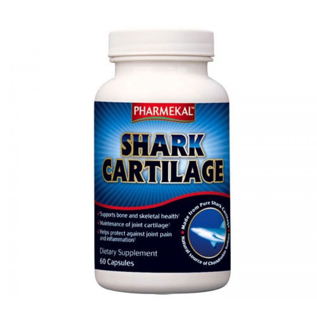 Viên Uống Sụn Cá Mập Hỗ Trợ Giảm Các Chứng Đau Khớp, Thoái Hóa Khớp Pharmekal Shark Cartilage Hộp 60 Viên | BigBuy360 - bigbuy360.vn