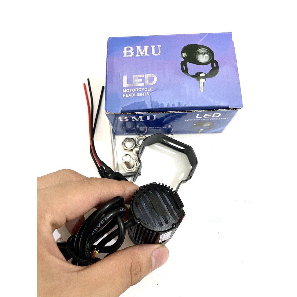 Đèn Trợ Sáng Bi Cầu Mini 2 Màu - Hàng Chuẩn Loại 1 BMU-bảo hành 12 tháng