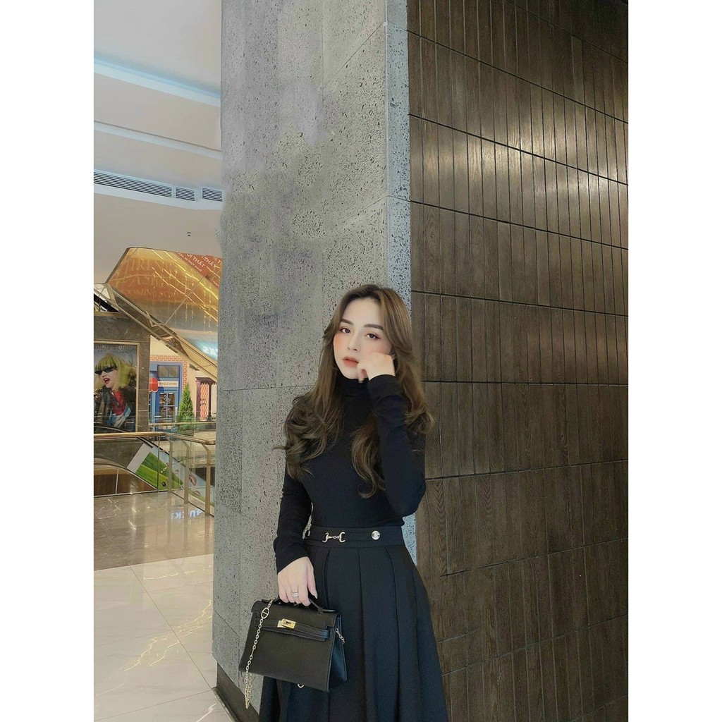 [BÁN CHẠY] Áo cổ lọ thun borip tay dài xịn 6 màu tiêu chuẩn LS161220