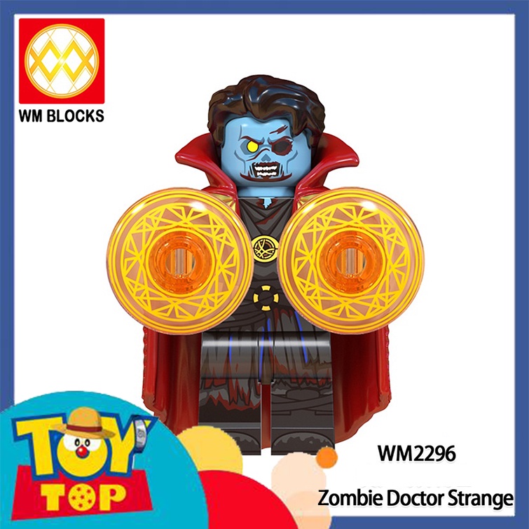 Đồ chơi lắp ráp mini ghép Marvel thây ma zombie và các bản What if siêu anh hùng Captain Iron Man WM6132