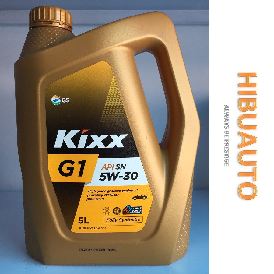 Kixx G1 – Dầu động cơ xăng Kixx G1 SN 5W30 5L