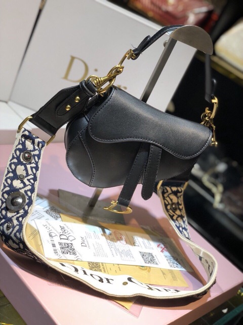 Túi  saddle yên Ngựa màu đen da thật