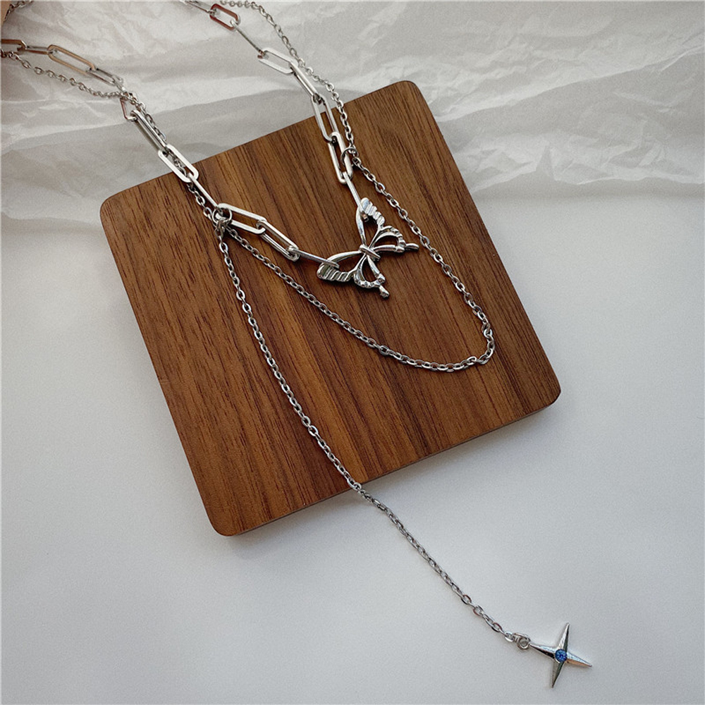Dây chuyền hợp kim hình bươm bướm xinh xắn cho phái nữ