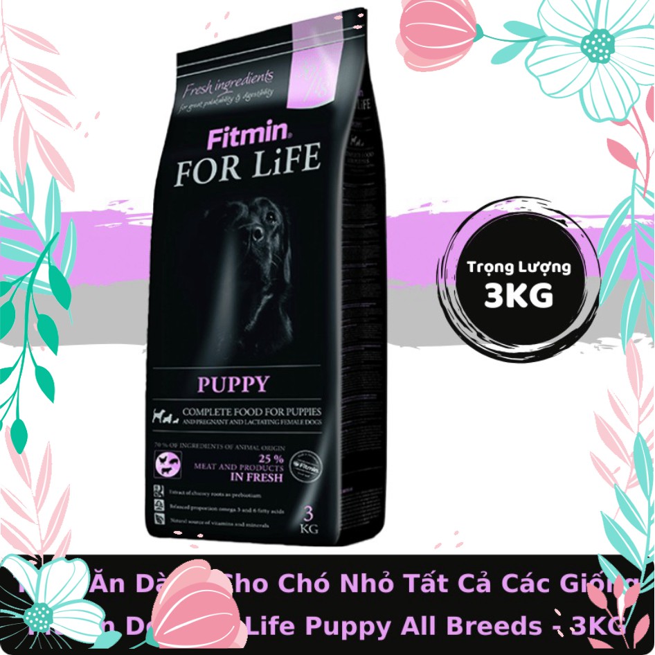 ( Hàng sẵn ) Fitmin Dog For Life Puppy All Breeds - Thức Ăn Dành Cho Chó Nhỏ, Chó Mang Thai Và Cho Con Bú Tất Cả Các Giố