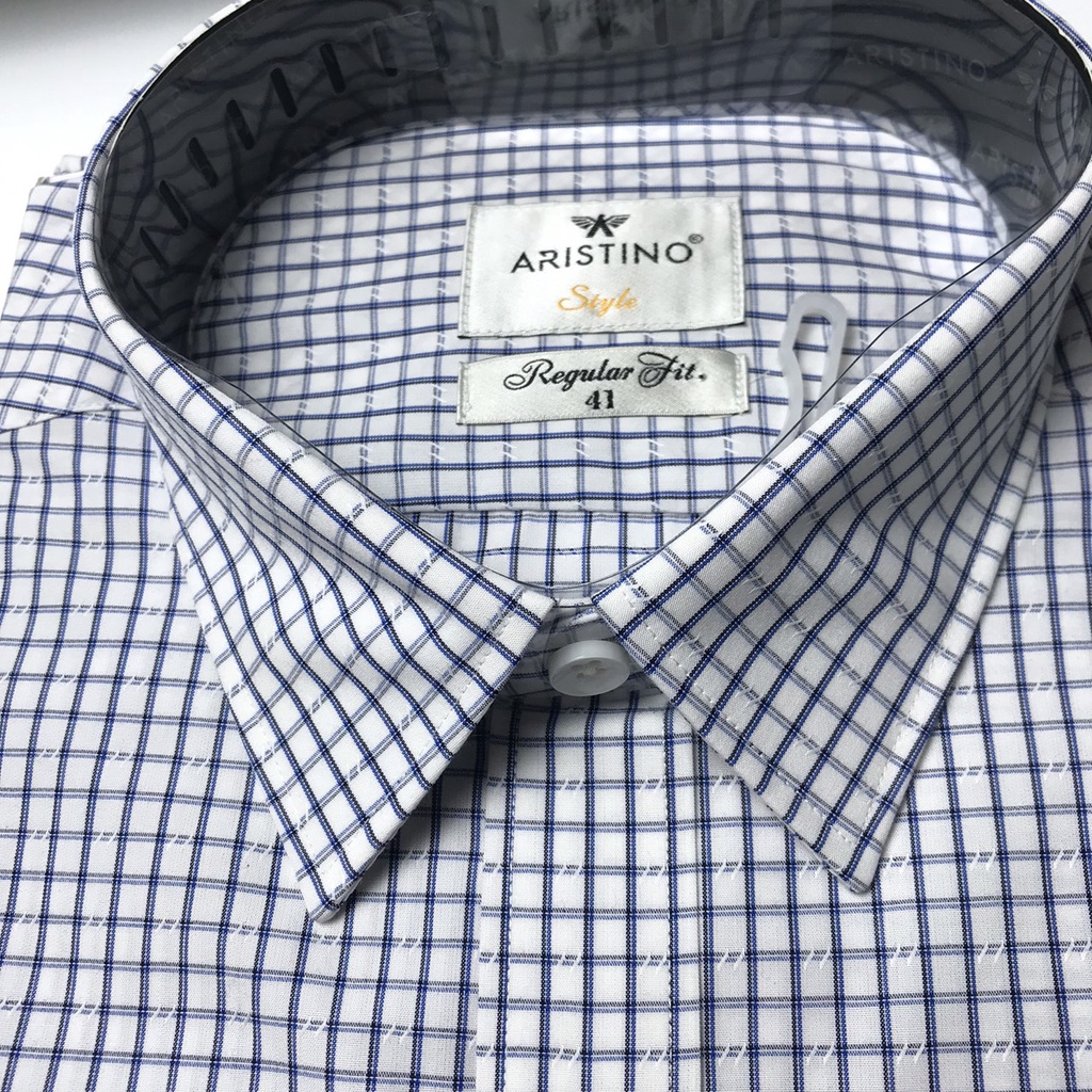 Áo sơ mi nam dài tay ARISTINO sợi tre from rộng ALS57808