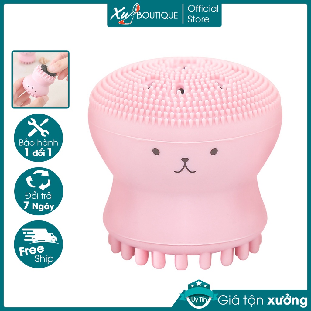 Bạch Tuộc Rửa & Massage Mặt Kiểu Korea