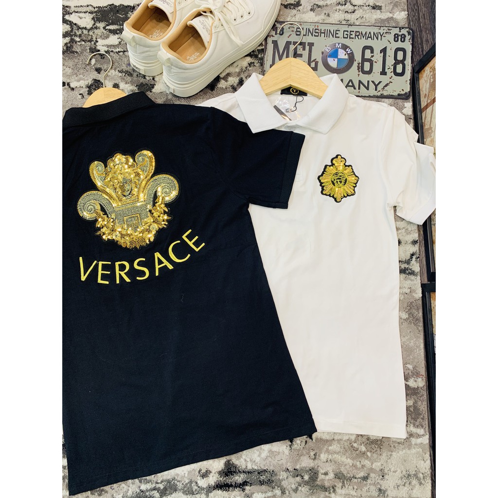 Áo thun nam polo tay ngắn có cổ kim sa đại bàng cao cấp mẫu mới nhất AHFASHION | BigBuy360 - bigbuy360.vn