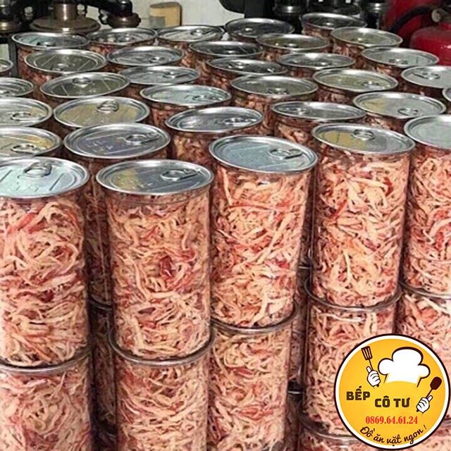 Khô mực hấp nước dừa xé sợi cay chuẩn vị Bếp Cô Tư | BigBuy360 - bigbuy360.vn