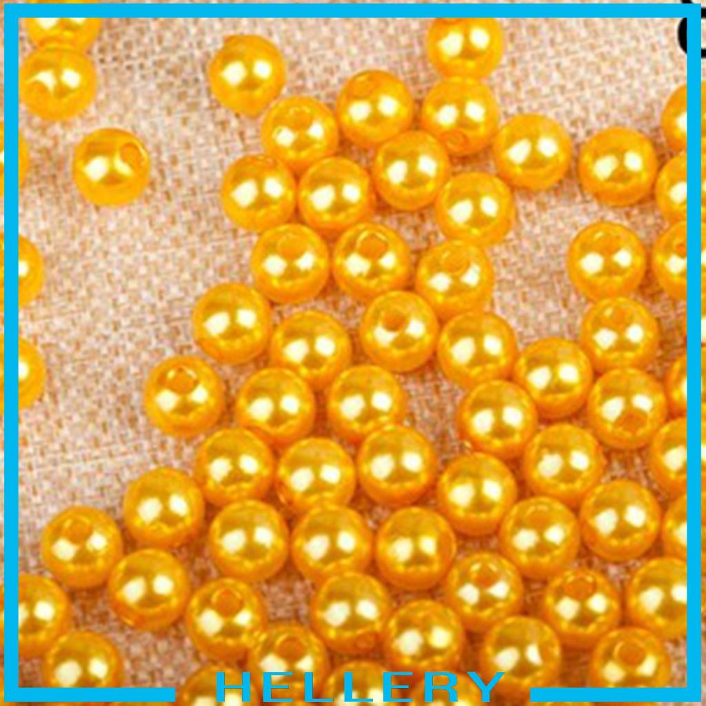 Bộ 500 hạt ngọc trai giả bằng nhựa 6mm chuyên dụng cho làm đồ trang sức