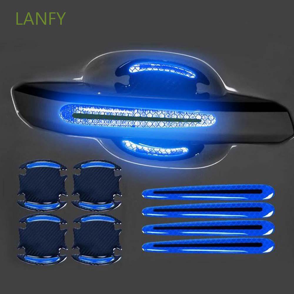 Sticker Phản Quang Dán Tay Nắm Cửa Xe Hơi Chống Trầy Xước Thời Trang