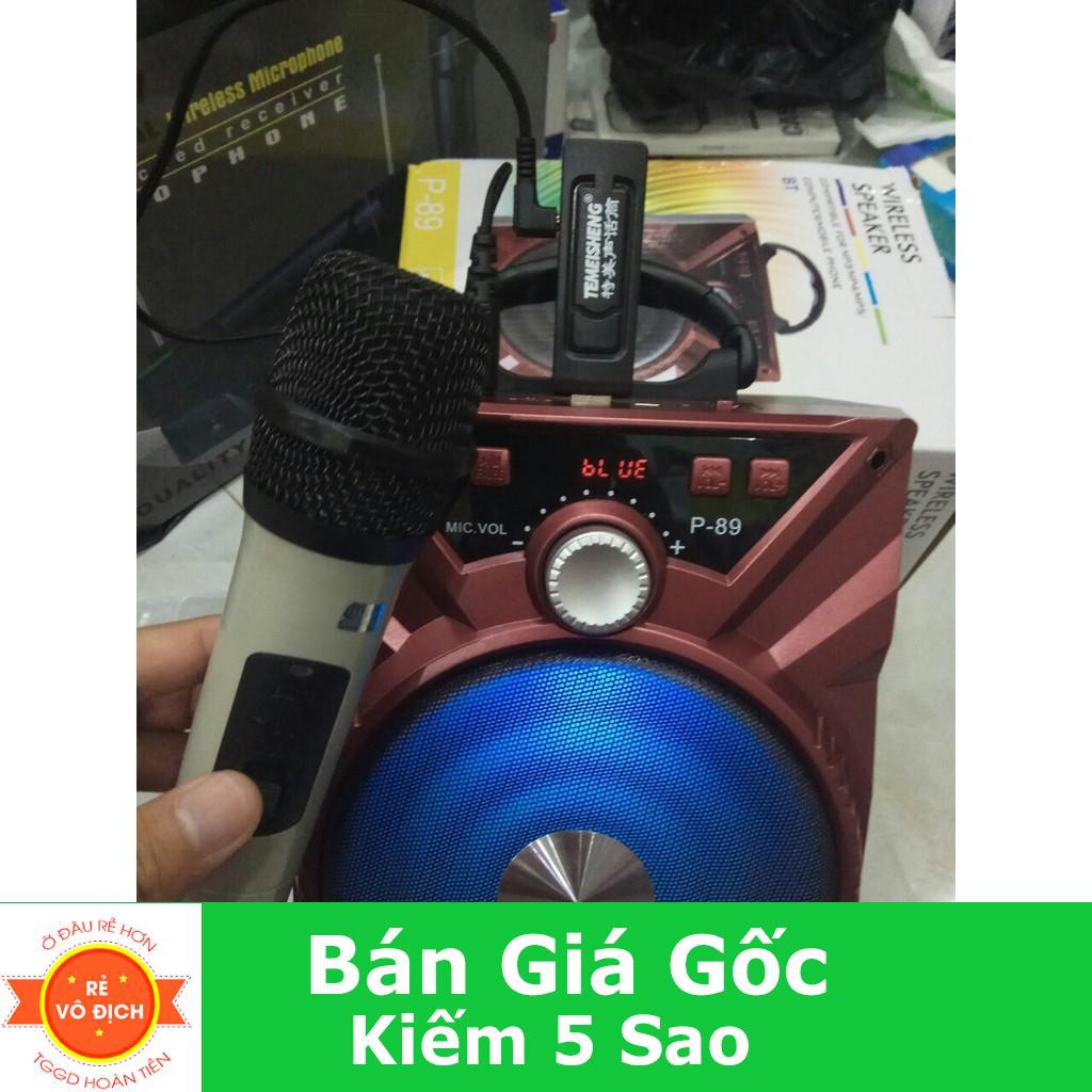 [HCM] Loa bluetooth tặng 1 Mic không dây chính hãng Karaoke cực hay YP90106
