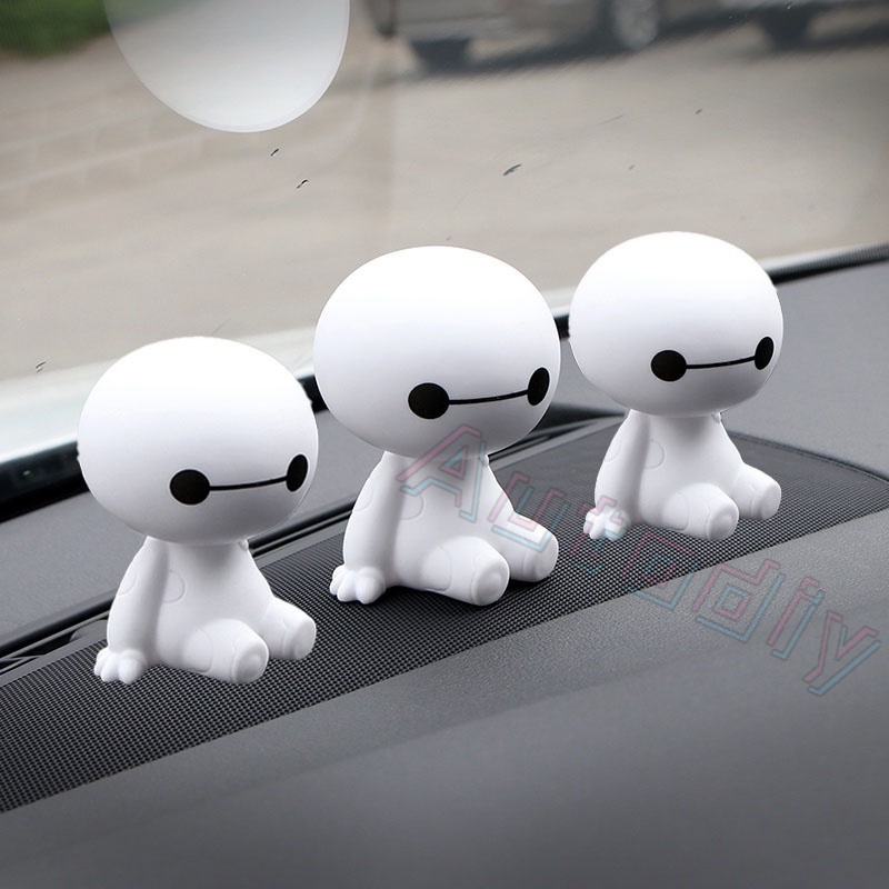 Đồ trang trí Nhân Vật Baymax Lắc Đầu Dễ Thương Trang Trí Nội Thất Xe Hơi