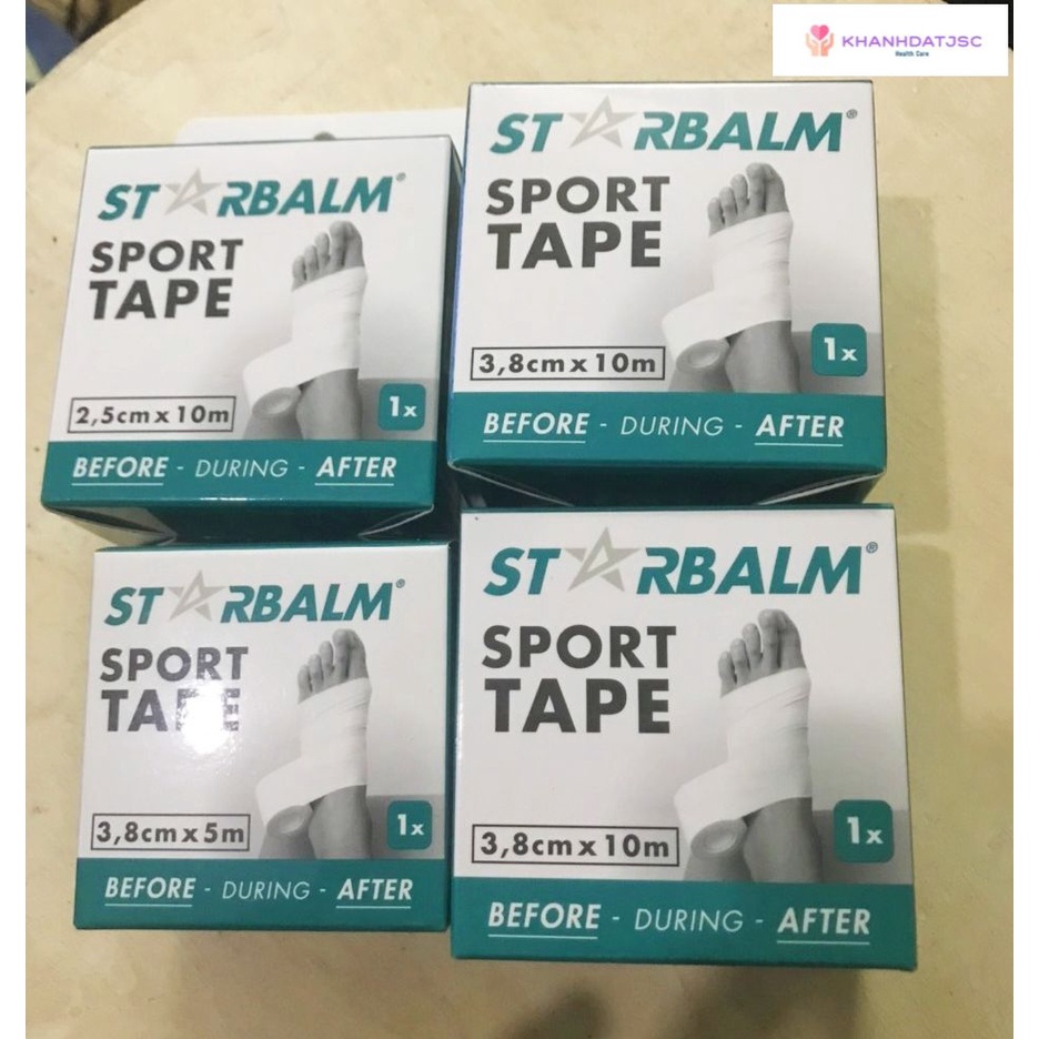 Băng vải thể thao STARBALM SPORTS TAPE  bảo vệ và hỗ trợ khớp