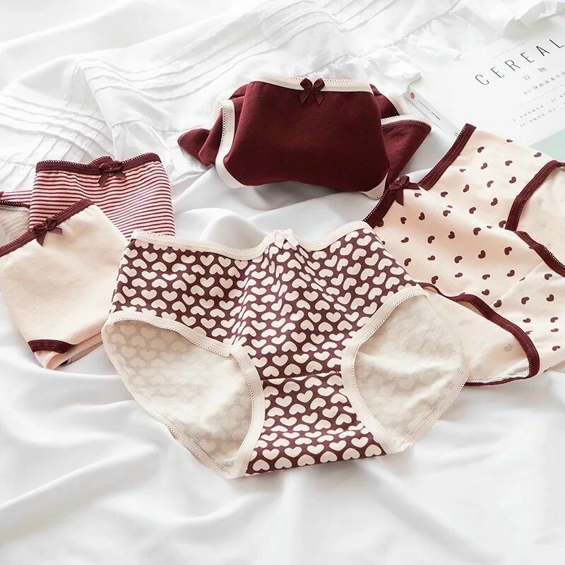 (Có chọn màu) Quần lót nữ cotton thun dễ thương lưng vừa SANGRIA - Bae Lingerie | BigBuy360 - bigbuy360.vn