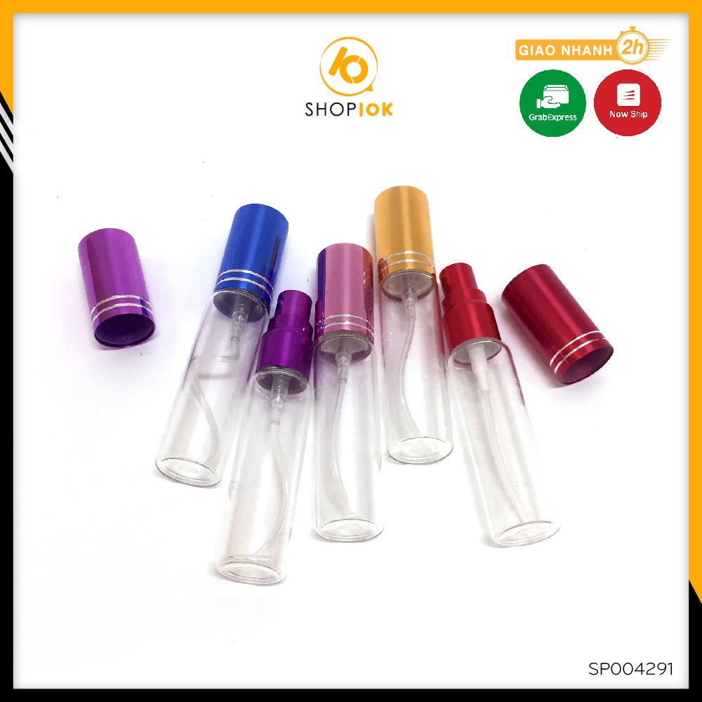 Lọ chiết nước hoa, Bình xịt chiết nước hoa thủy tinh 10ml - SP004291
