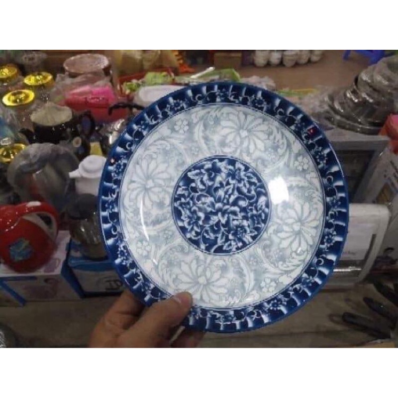 Bộ bát tràng giả cổ xanh lamBát tràng xanh cao cấp