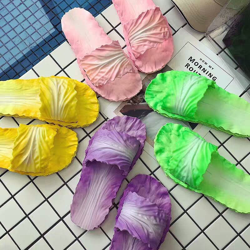 Dép Đi Trong Nhà Chống Trượt In Họa Tiết Rau Củ Quả Phong Cách Trung Quốc GP2 Độc Đáo Thời Trang Cho Nam Và Nữ