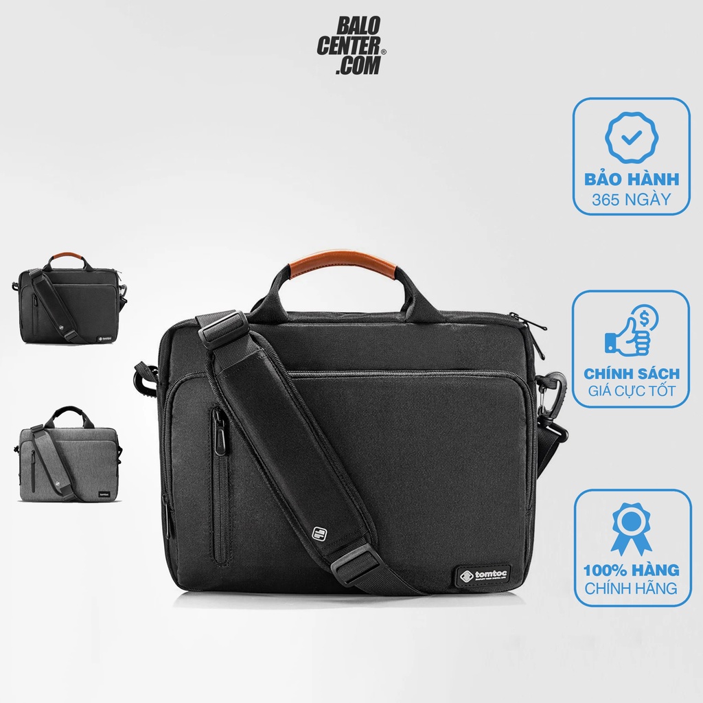 Túi Xách Chống Sốc Laptop Tomtoc Briefcase For Ultrabook Thời Trang Công Sở (Có quai đeo, xách) - Balocenter