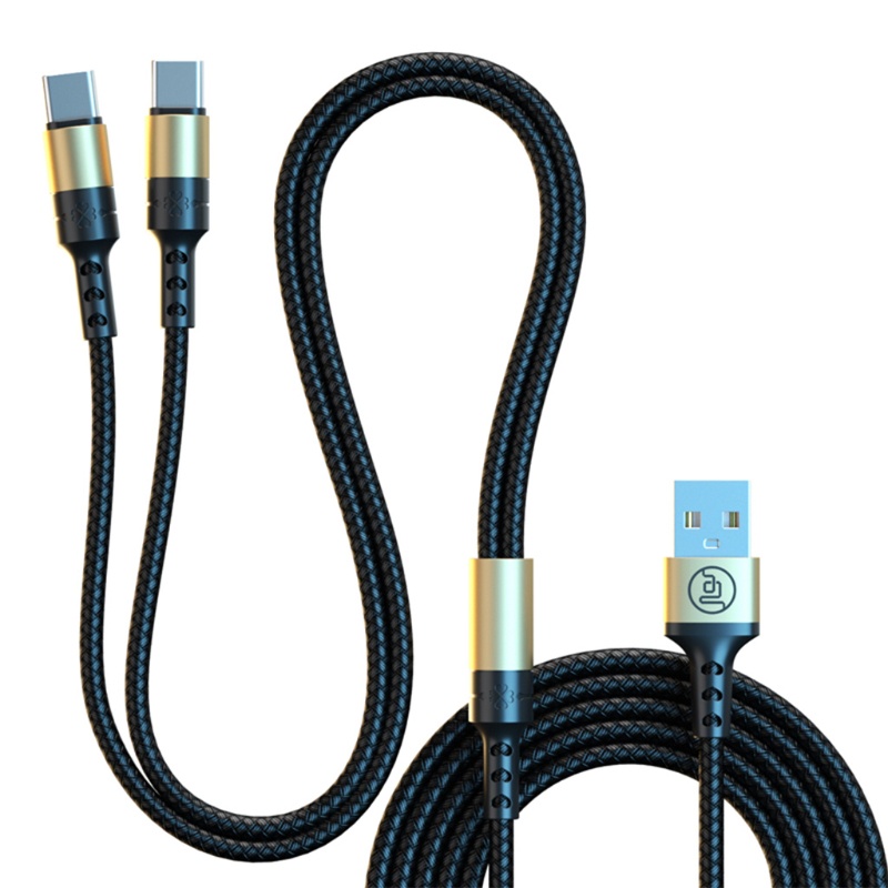 Dây Cáp Sạc Nhanh Loại C 2 Trong 1 Dài 1 2M 2M Chuyên Dụng Cho Điện Thoại