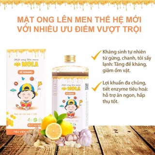 Mật ong lên men Mola đề kháng - tăng đề kháng, hết táo bón