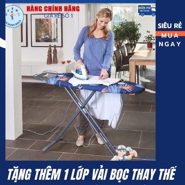 Bàn để ủi ,Cầu là  quần áo dạng đứng Lebenlang LBB363 Hàng Đức - BH 12 Tháng