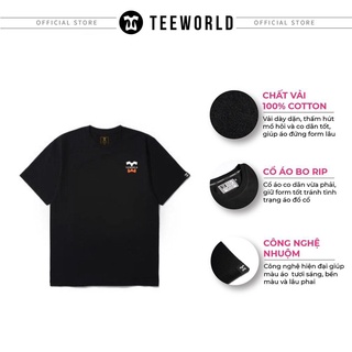 Áo thun Teeworld Logo New Version T-shirt Nam Nữ Trắng Đen Form Rộng Unisex