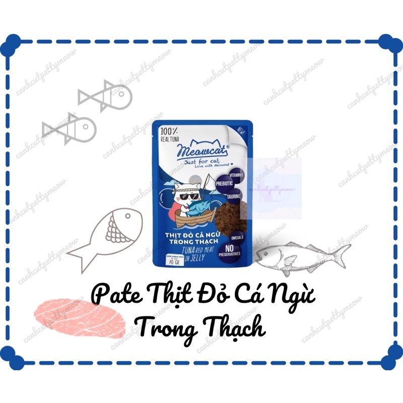 PATE GÓI MEOWCAT DẠNG THẠCH 70gram