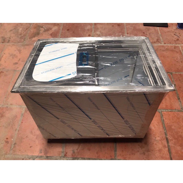 Thùng Đá inox 500x400x450 | Cung cấp các loại thùng đá inox âm bàn giá rẻ